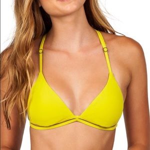 Radio Fiji Lime Bikini Top
